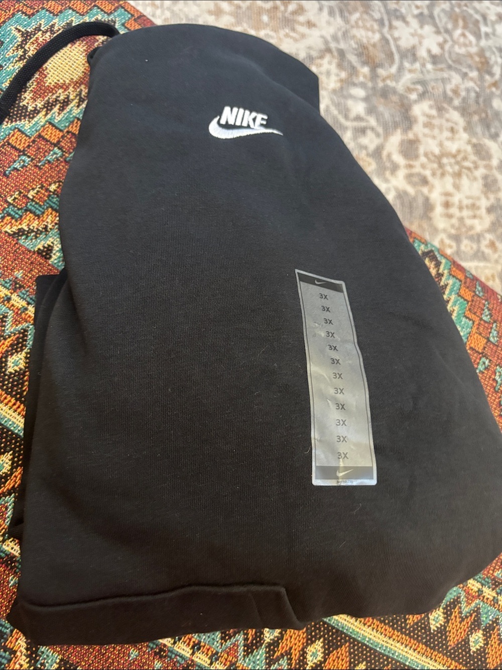 Nike Sportswear Club Fleece Women’s Pullover Hoodie Black 3X NWT Plus Size - Picture 6 of 6